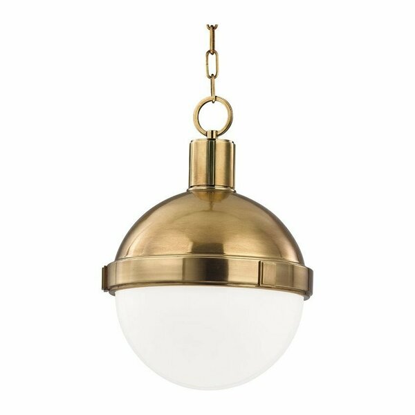 Hudson Valley Lambert 1 Light Pendant 609-AGB